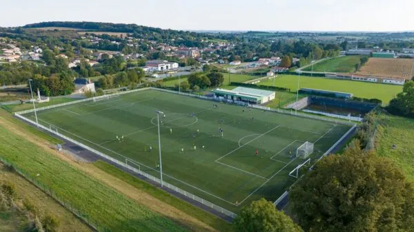 Terrain synthétique de Foot